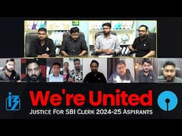 We Are United | Justice for SBI Clerk 2024-25 Banking Aspirants | Adda247