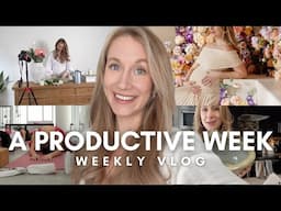 A COZY AND PRODUCTIVE FEBRUARY VLOG 🌿 Maternity Photoshoot, Galentine’s Yoga & Spring HomeSense Haul