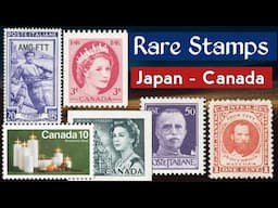 Rare Valuable Stamps Facts - Japan To Canada | How To Identify