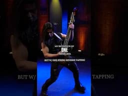 One #metallica w/ one string Reverse Tapping