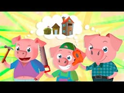 Three Little Pigs | I Will Blow Song | Clap Clap Kids
