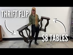 Upcycling Thrifted Furniture UNDER $50!!