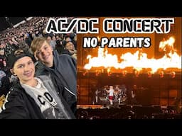 WE WENT TO AN AC/DC CONCERT ALONE!!!