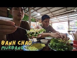 Banh Chao Mukbang in Cambodia