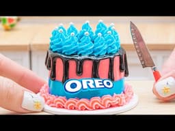 Amazing Miniature Oreo Chocolate Cake💖Melt Chocolate - Cutie Cake