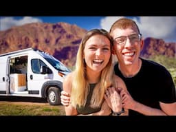 48hrs of VANLIFE in Tucson, AZ (Kara and Nate Dream Job Video)
