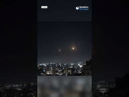 #Missiles launched by #Iran seen in the skies over West Bank cities | #shorts #israel #westbank