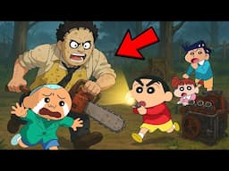 Shinchan Trying To Save His Friends From The Cannibal In DBD 😱 | Shinchan Playing Dead By Daylight 😂
