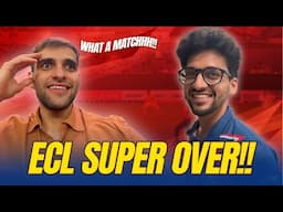 ECL Bangalore Bashers v/s Rajasthan Super Over | Vlog 90