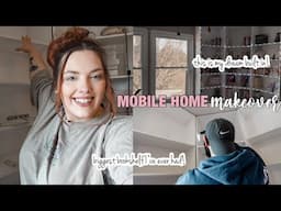 THIS THING IS HUGE! Remodeling our dream home | extreme double wide mobile home renovation!