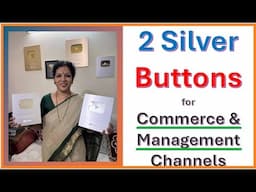 2 Silver Buttons for Commerce & Management Channels