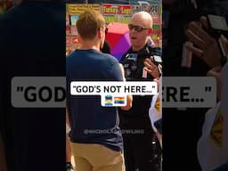 Cop Tries to Remove Preacher at Pride Event 🏳️‍🌈