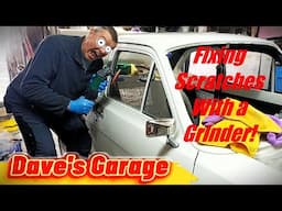 Escort Mk1 Restoration Project.  Removing Nasty Glass Scratches