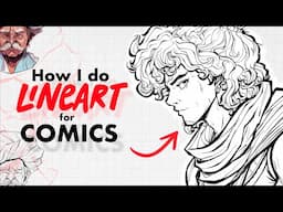 How I Do LINEWORK for Comics?