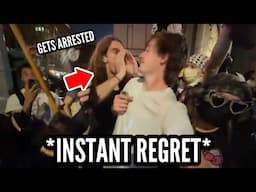 Man FIGHTS BACK Against UNHINGED Protesters Then This Happens...