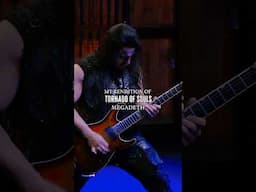 My Rendition of Tornado of Souls #megadeth #guitarsolo