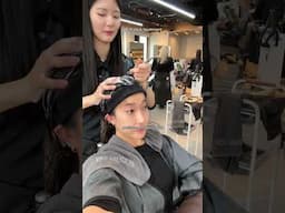 i tried the VIRAL 18 step Korean scalp treatment!!! 😶‍🌫️🧼🫣 #scalptreatment #headspa #korea