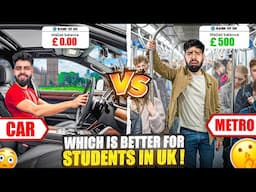 Car vs Public Transport Expenses in the UK🇬🇧 - What is Cheaper for Students in UK | Life in UK 2025