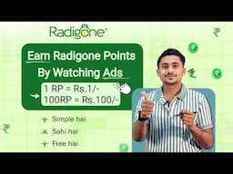 Radigone Ads Dekho aur Free Points Kamao !🔥| Radigone Full Review !!