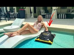 This Robotic Pool Cleaner Changes Everything | Fanttik Aero X