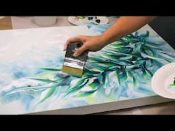 BIG BRUSH Painting Challenge – No Small Brushes Allowed!