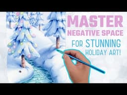 Create Festive Watercolor Magic – Step-by-Step Holiday Painting!