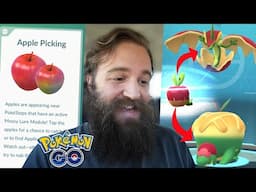 IT'S ALL ABOUT APPLES! (New Applin Pokemon GO Mechanic & Evolutions!)