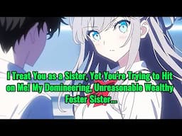 I treated you like a sister, yet you tried to hit on me!