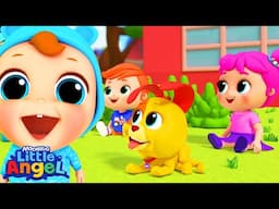 Peekaboo (Hide And Seek with Bingo) | Animal Videos | Little Angel Kids Songs & Nursery Rhymes