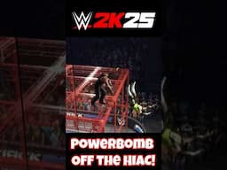 WWE 2K25 is Ridiculous!  #wwe2k25 #wwe #hellinacell