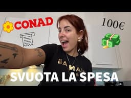 SVUOTA LA SPESA CONAD  🛒 | Nicole Mologni
