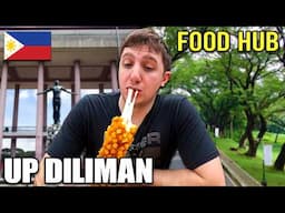 Americans Explore the Philippines' Top University | UP Diliman Food Tour 🇵🇭