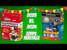 Blaster Battle! 2024 Topps Heritage High Number Vs. 2025 Topps Heritage Blaster Box!