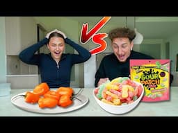 SPICY VS SOUR FOOD CHALLENGE!!