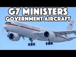 G7 MINISTER SUMMIT: VIP aircraft action in Quebec City (YQB/CYQB)