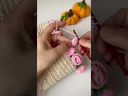 CROCHET BOUQUET ROSE TOTE BAG PATTERN🌹🌹🌹 Örgü Gül Buketi Çanta Yapımı #crochet