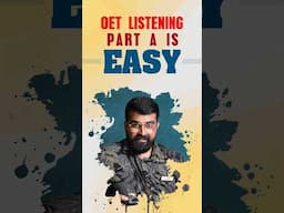 🎧OET LISTENING PART A IS EASY 🥰