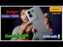 Unboxing Best smartphone Under 15K | IQOO Z 10x 5G | Gaming Test | 6500 mAh 🔋 | MIX SOLID MEDIA |