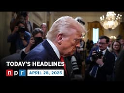 Trump's Popularity Wanes As He Marks 100 Days In Office | NPR News Now