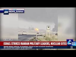 Israel strikes Iranian military leaders, nuclear sites
