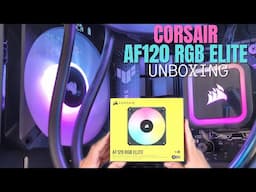 Corsair AF120 RGB Elite Unboxing & Stunning RGB Lighting Showcase