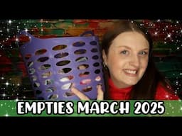 Empties March 2025 || Products I have Used from Couponing | My Opinion on Products | Repeat Buys
