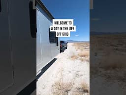 Off grid with a toy hauler in AZ #rvcamping #dayinthelife #travelcats