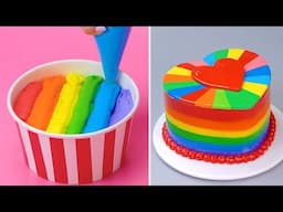 Best Color Cake Recipes for June | Perfect Rainbow Cake Decorating Tutorials | Best Cake 2025