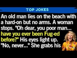 Woman Sees an Old Man With a Problem… Then Grabs It 😳 | #BestJokes #FunnyStories