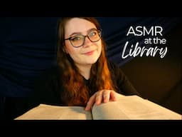 At the Library: Cinematic ASMR (Writing, Page Turning, Layered Sounds) 📚 ASMR Librarian Roleplay