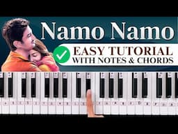 Namo Namo ji shankara - easy Piano Tutorial with Notes & Chords - Kedarnath  - PIX Series - Hindi