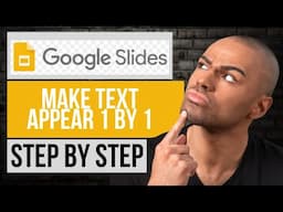 How to Make Text Appear 1 By 1 in Google Slides (Step by Step)