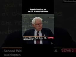 Bernie Sanders on US interventionism