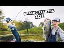 A Springtime Bass Fishing MASTERCLASS! (Bass Behavior Ep. 2)